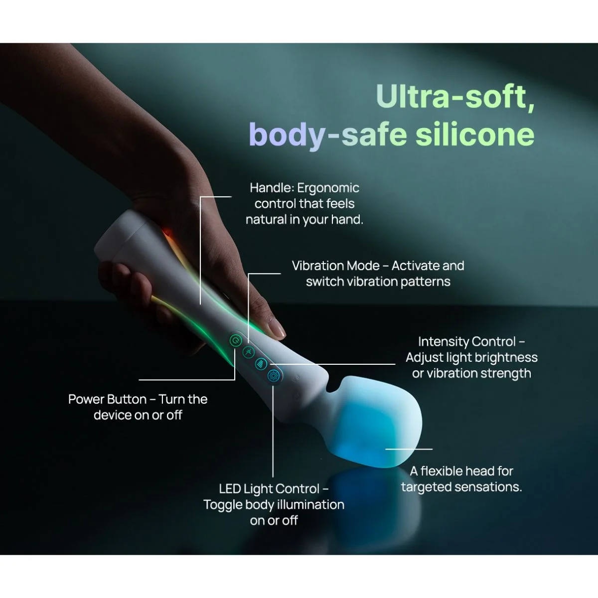 Paradise Pleasure Products - Illumination The Wand - Wit
