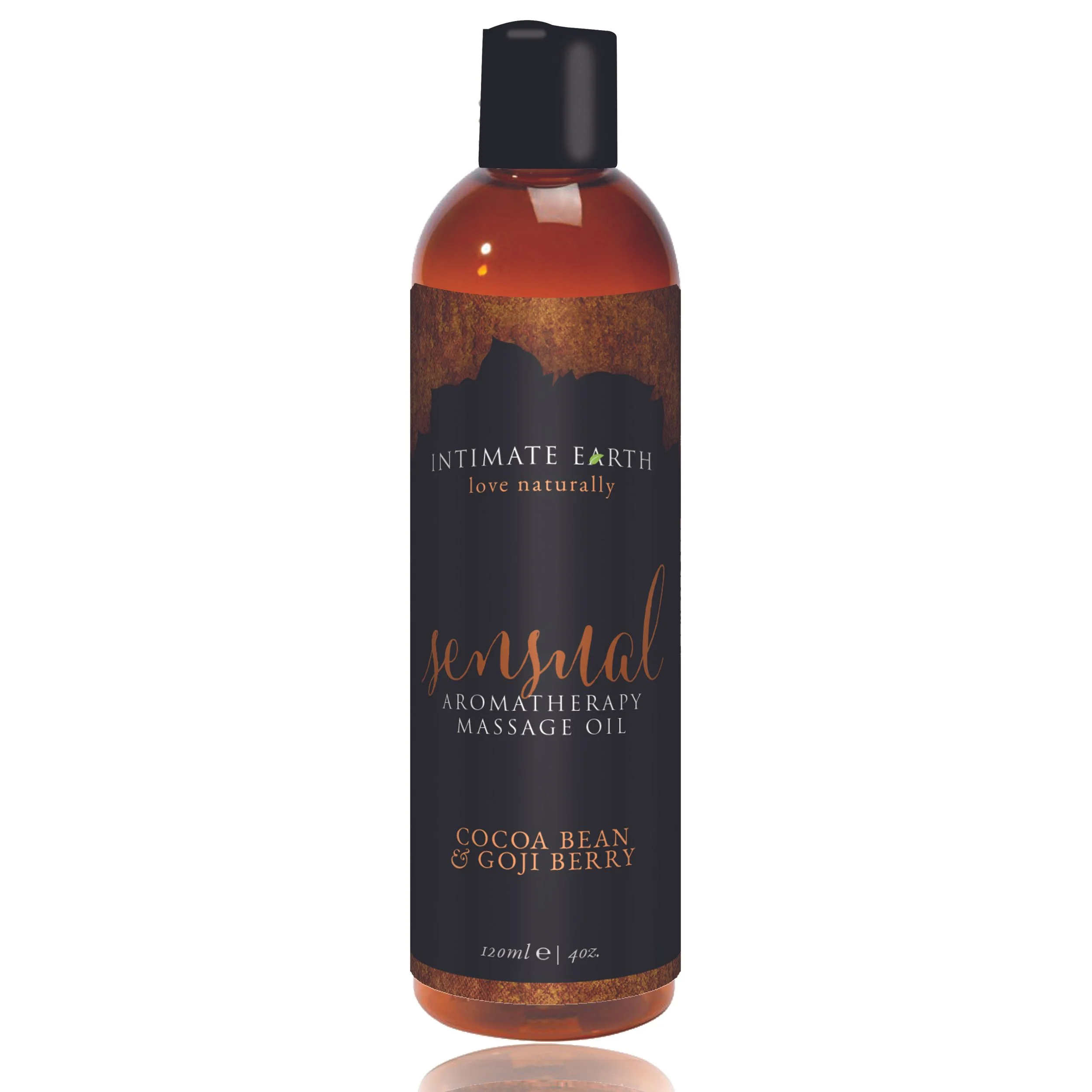 Intimate Earth - Sensual Massageolie  Cacaoboon En Goji Bes - 120 ml