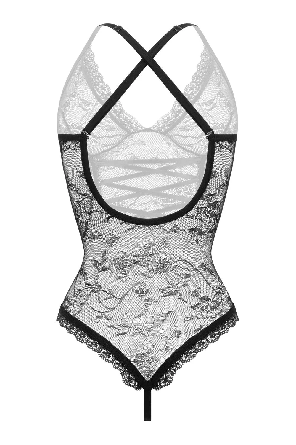 Christine - Crotchless Body Aphrodite - Zwart