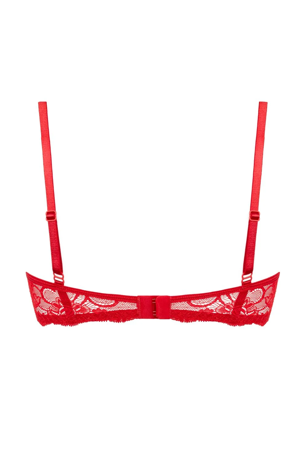 Christine - Kanten Kwart Cups BH Marzia - Rood