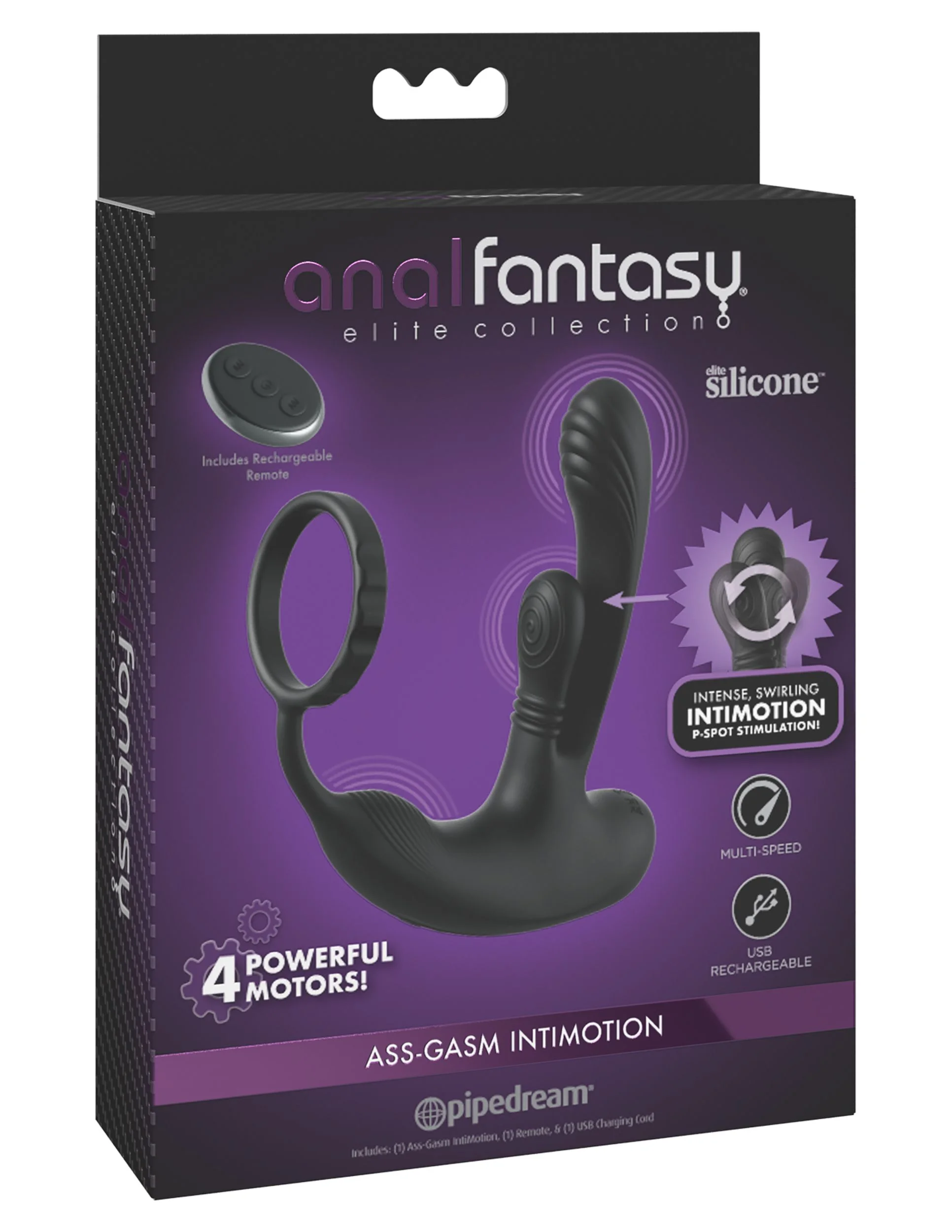 Anal Fantasy - Ass-Gasm IntiMotion - Zwart