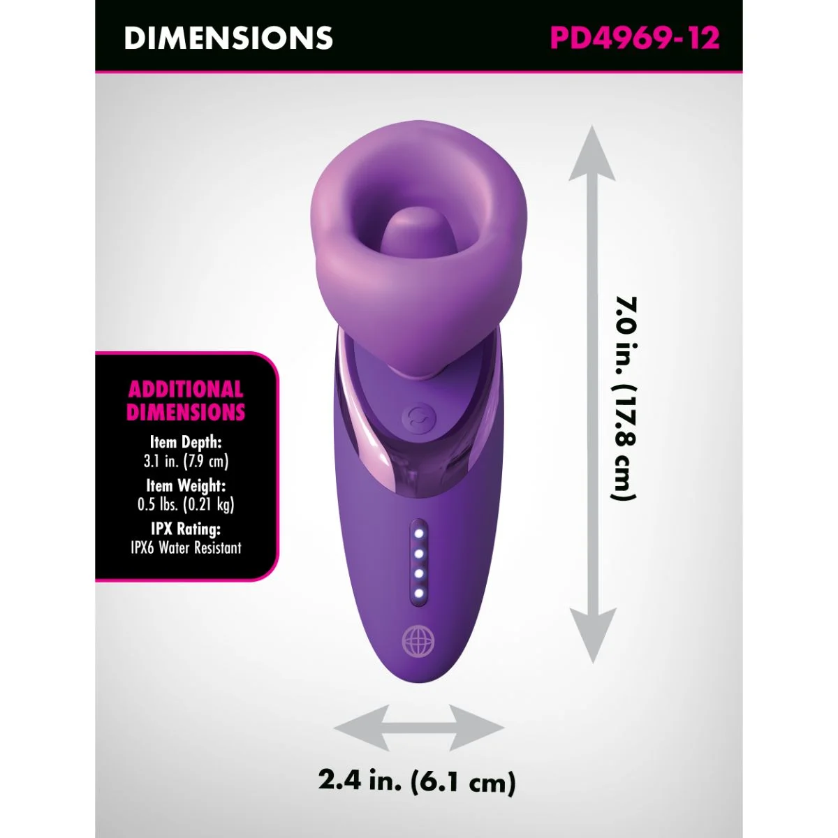 Fantasy For Her - Pleasure Sucker Stimulator - Paars