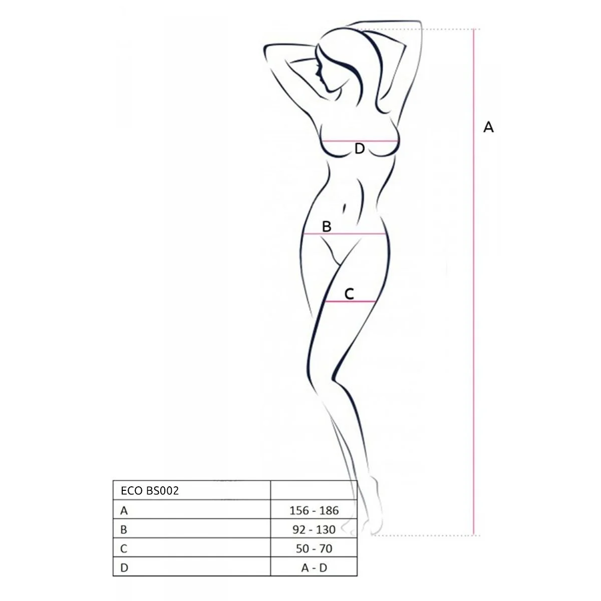 ECO Passion - BS002 Bodystocking - Rood
