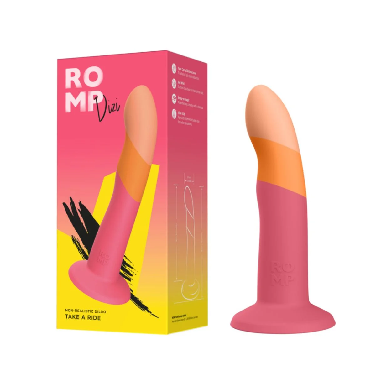 ROMP – Dizi Realistisch Dildo – roze