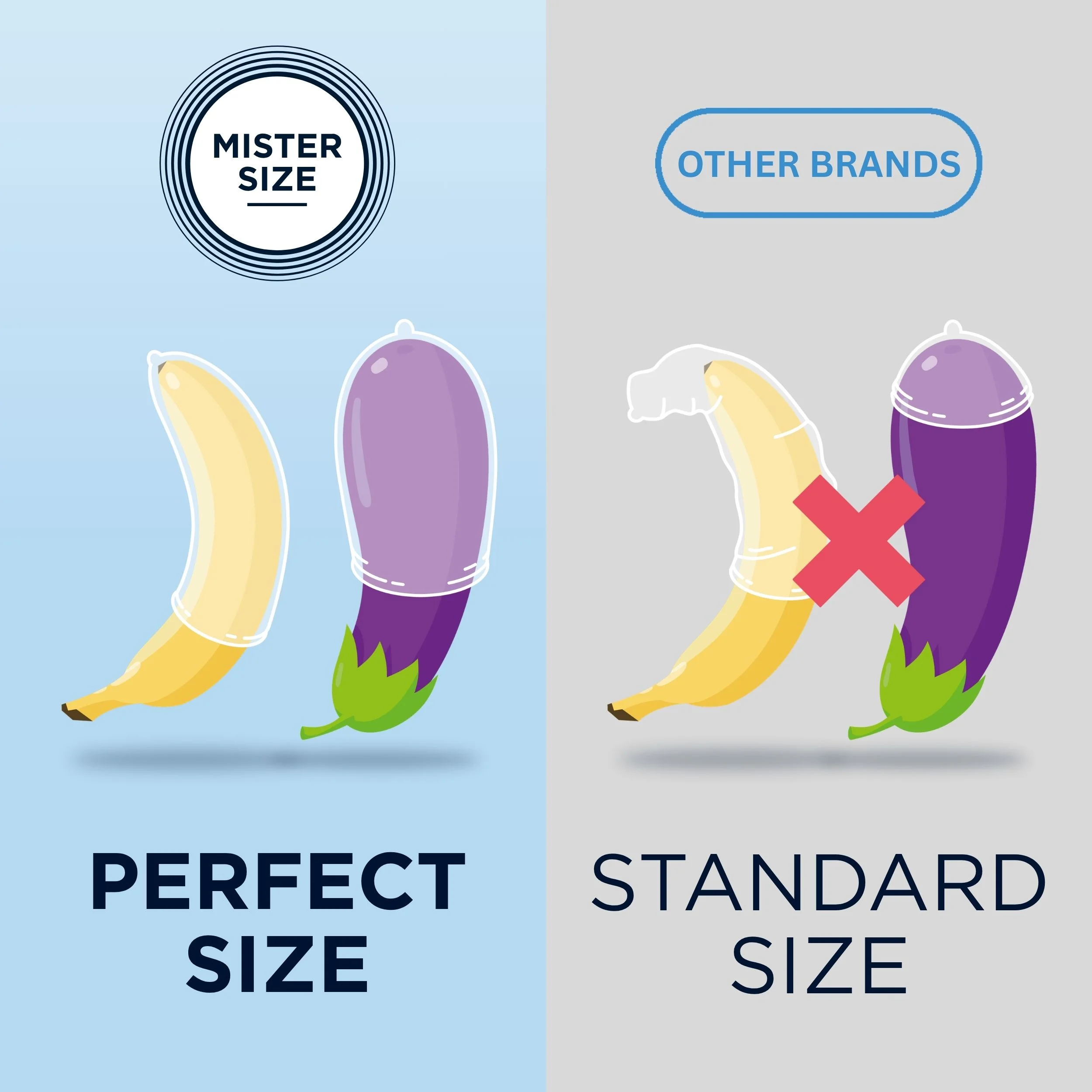 MISTER.SIZE - XS Ultradunne Condooms - 10 Stuks