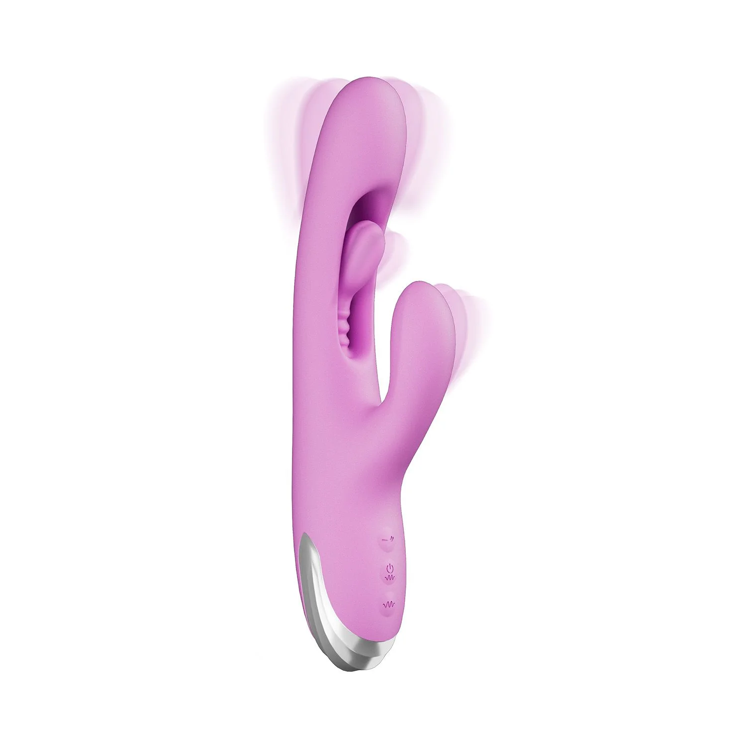 Good Vibes Only - Rabbit Vibrator Moving Finger - Paars