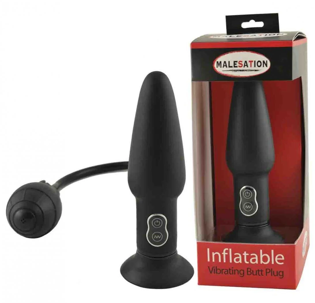 Inflatable Butt Plug With Vibration