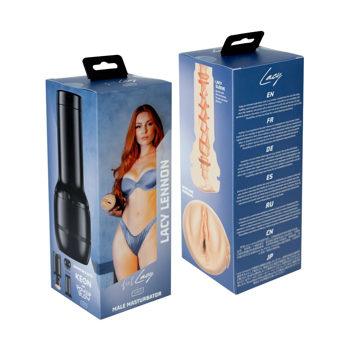 Kiiroo - Feel Lacy Lennon Stroker - Zwart