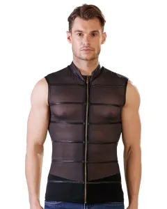 Doorschijnend Shirt Met Wetlook Strepen