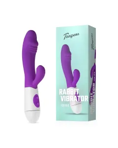 Realistische Rabbit Vibrator - Paars