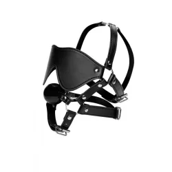 Kunstleren Masker Met Ball Gag