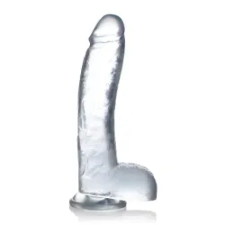 Jock C-Thru Transparante Dildo - 29 cm.