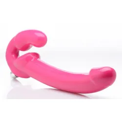 Revolver Vibrerende Strapless Strap-On XXL - Roze
