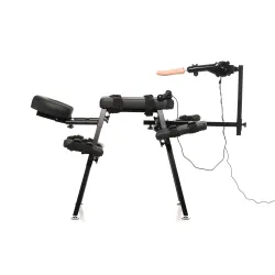 XR Brands - Obedience Bench Met Seksmachine - Zwart