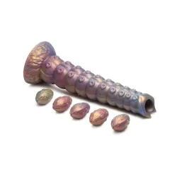XR Brands - Deep Invader Tentacle Ovipositor Siliconen Dildo met Eitjes