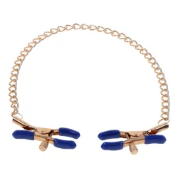 Cougar Tepelklemmen met Ketting - Goud