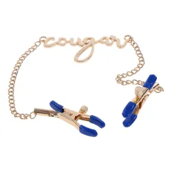 Sportsheets - Cougar Tepelklemmen - Goud