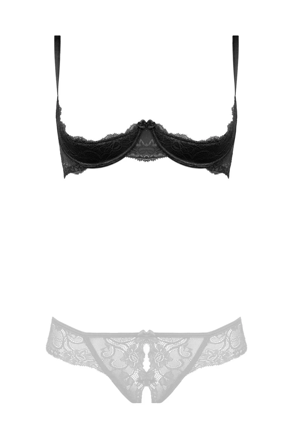 Christine - Kanten Kwart Cups BH Marzia - Zwart
