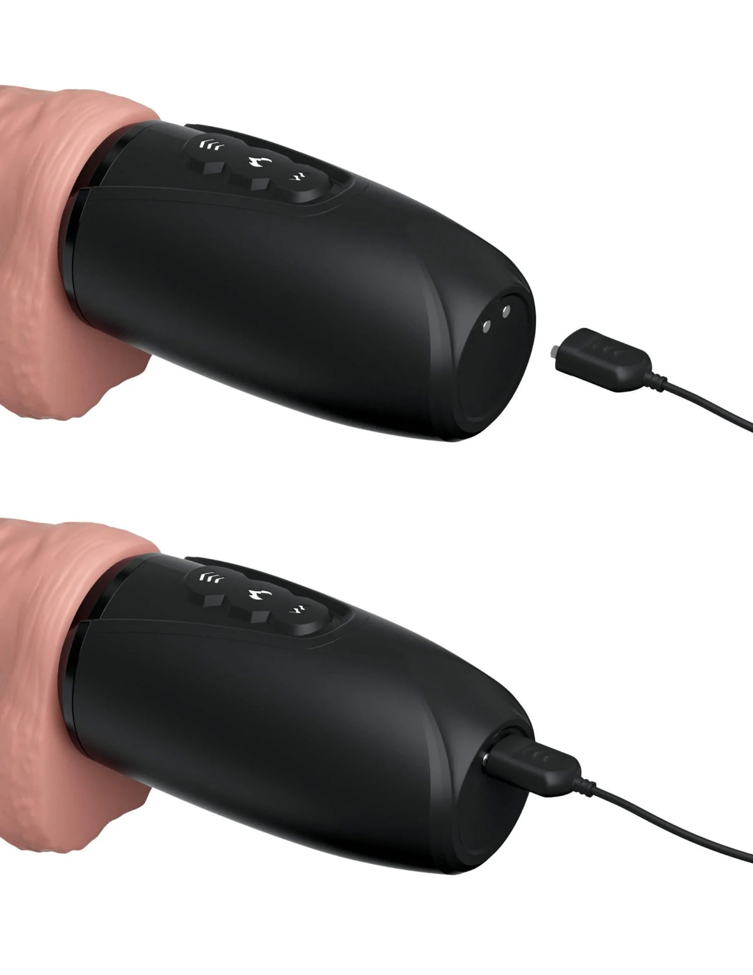 King Cock Plus Stotende En Verwarmende Vibrator