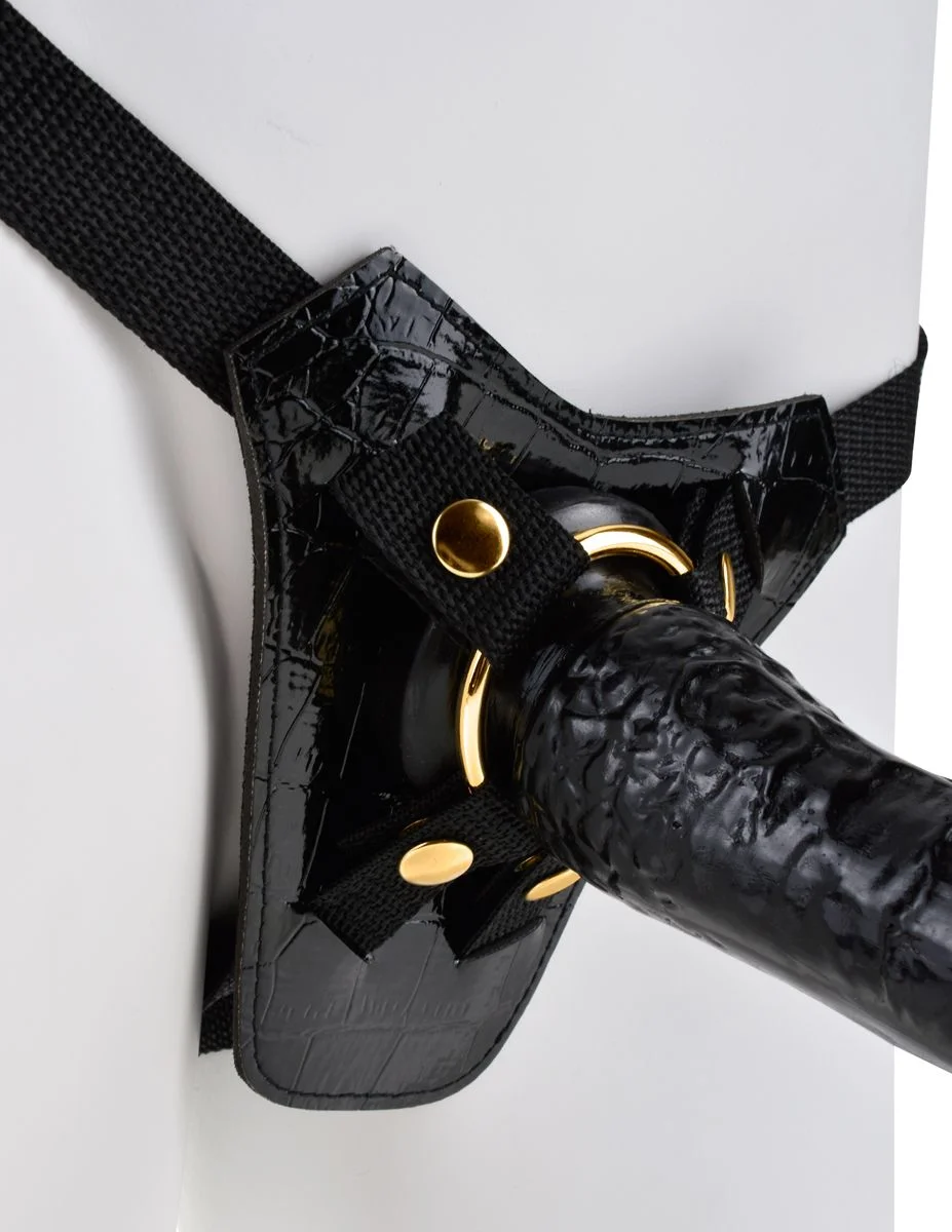 Gold Designer Strap-On