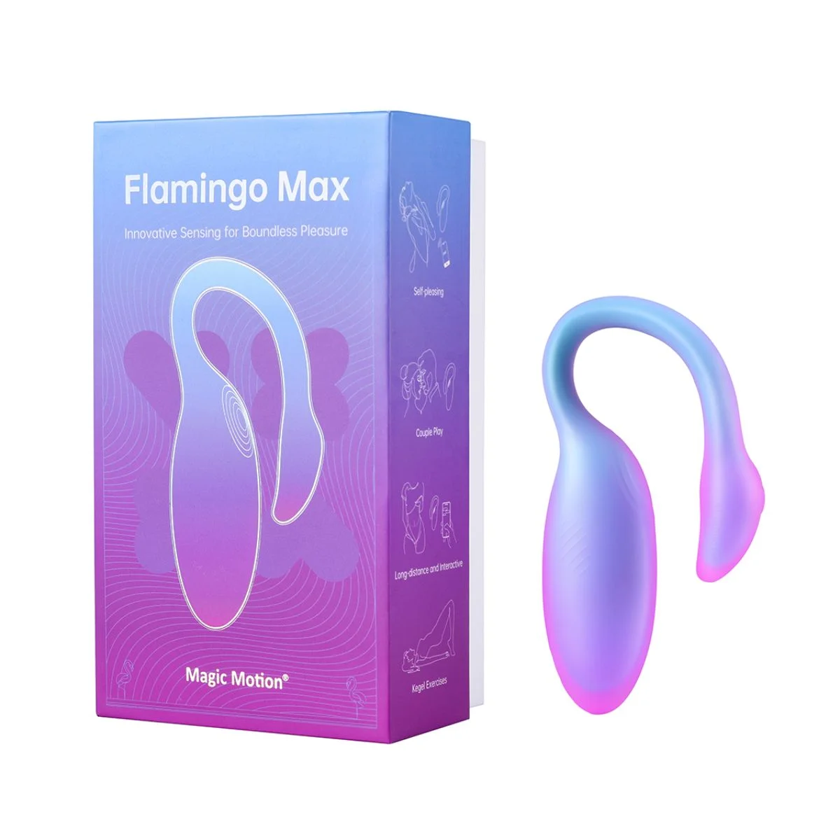Magic Motion - Magic Flamingo Max Vibratie Ei - Blauw